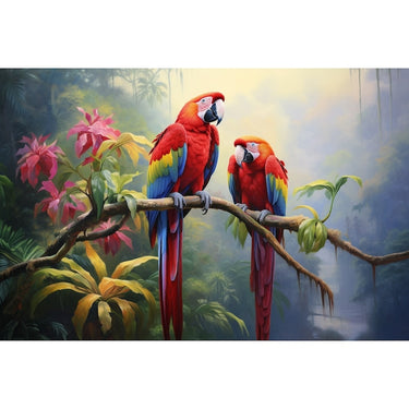 Macaw Parrot Canvas